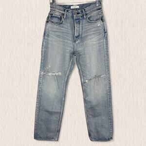 MOUSSY VINTAGE Jeans Women’s Size 27 Distressed Straight Leg 90s Japanese Denim